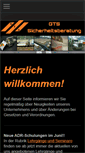 Mobile Screenshot of gts-sicherheitsberatung.de